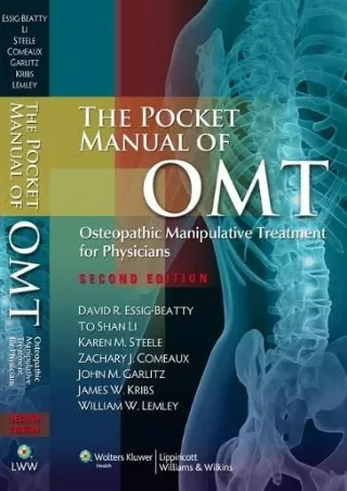 EPUB The Pocket Manual of OMT Osteopathic Manipulative Treatment for Physicians