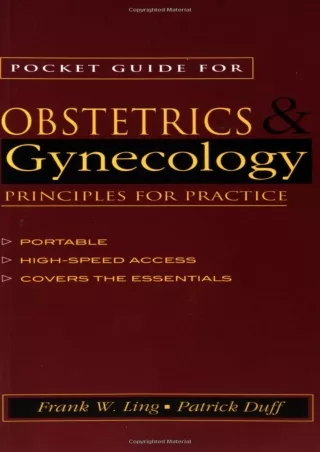 READ Pocket Guide to Obstetrics and Gynecology  Principles for Practice