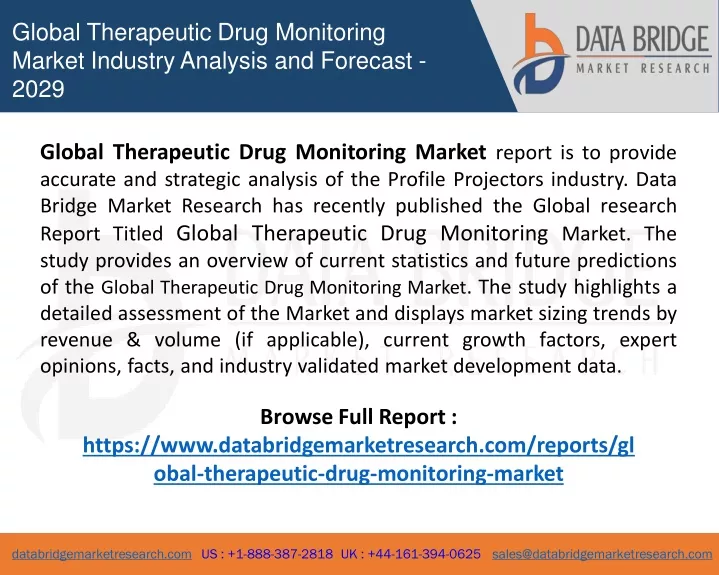 global therapeutic drug monitoring market