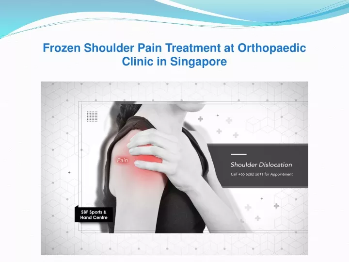 frozen shoulder pain treatment at orthopaedic