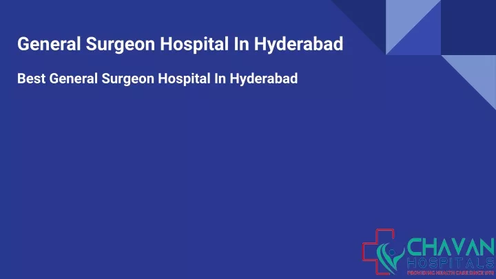 general surgeon hospital in hyderabad