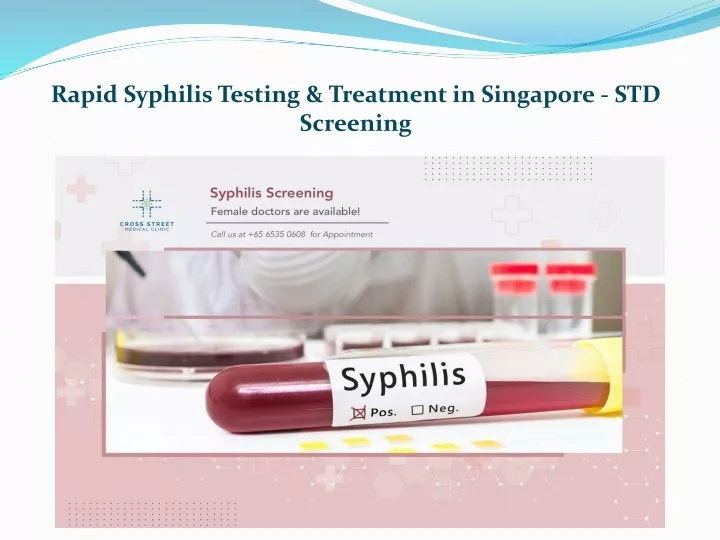 rapid syphilis testing treatment in singapore