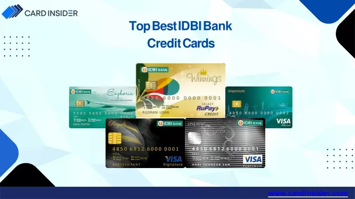 top best idbi bank credit cards