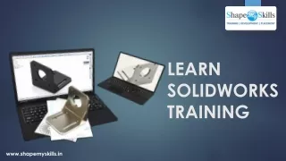 Learn Solidworks Training