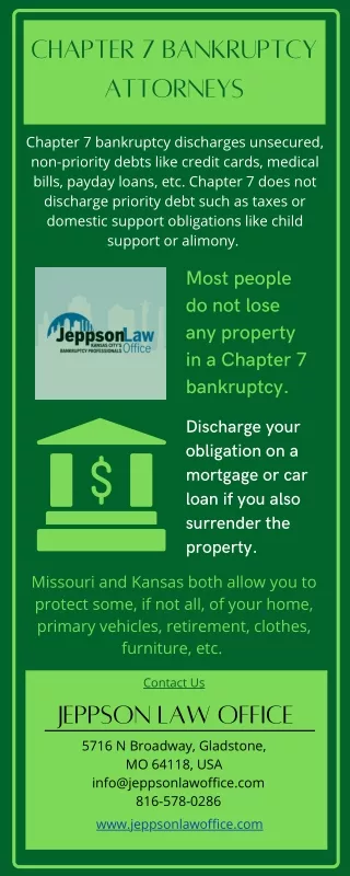 Chapter 7 Bankruptcy Attorneys