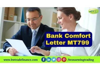 Bank Comfort Letter MT799 | Letter of Comfort | BCL Bank