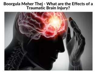 Boorgula Meher Thej - What are the Effects of a Traumatic Brain Injury