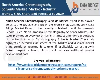 North America Chromatography Solvents Market