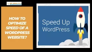 How to Optimize Speed of a WordPress Website