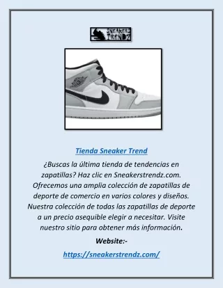 Tienda de tendencias de zapatillas | Sneakerstrendz.com