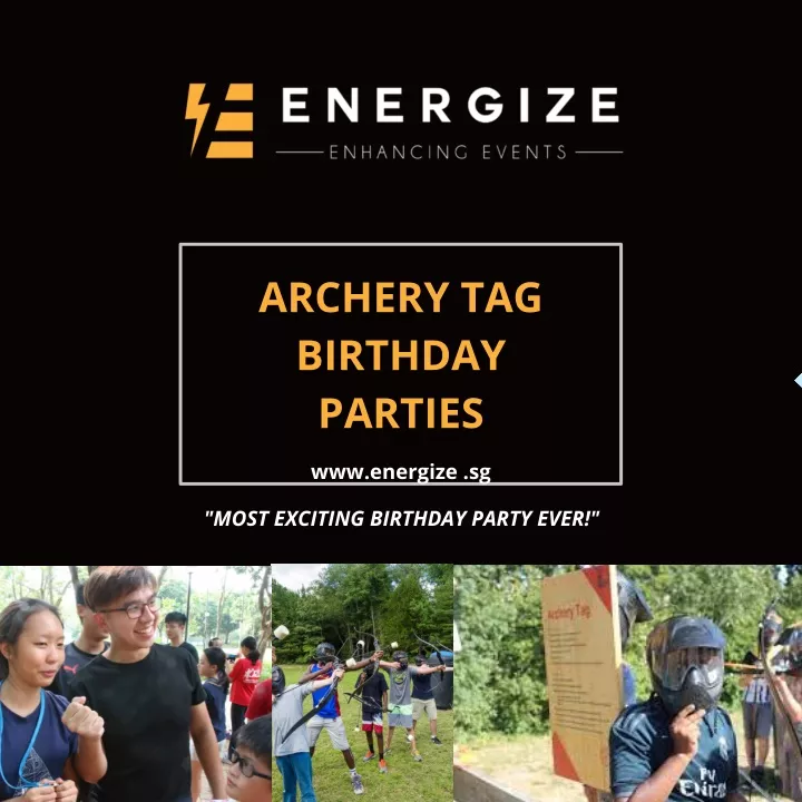 archery tag birthday parties