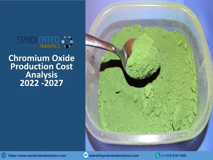 chromium oxide production cost analysis 2022 2027