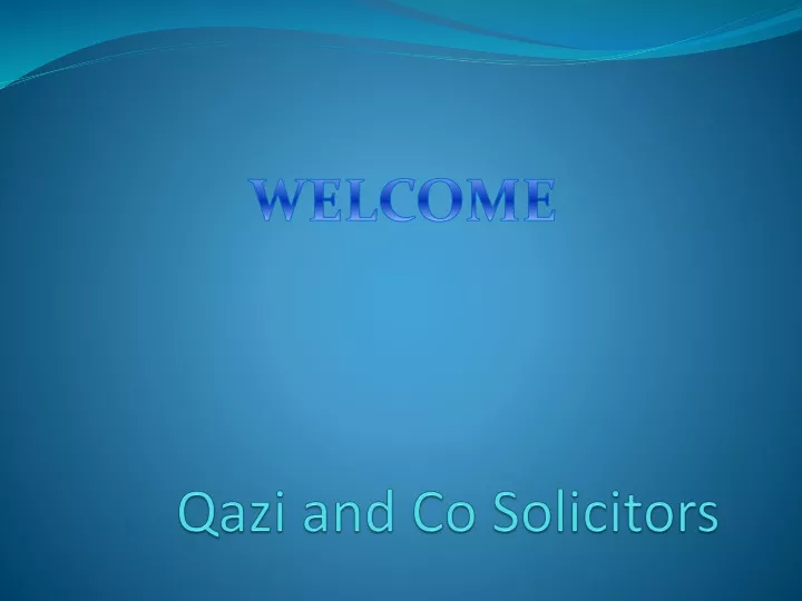 qazi and co solicitors