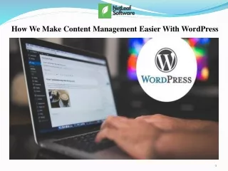 How We Make Content Management Easier With WordPress