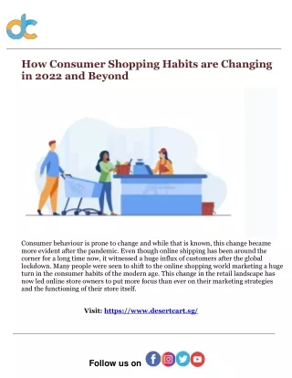 How Consumer Shopping Habits are Changing in 2022 and Beyond