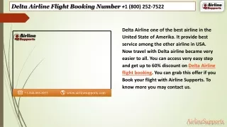delta airline flight booking number 1 800 252 7522