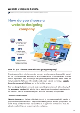 How do you choose a website designing company?