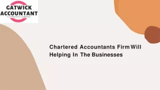 Chartered Accounting Company The Future Is Bright And Successful