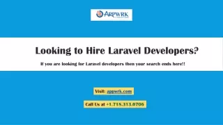 Looking to Hire Laravel Developers?