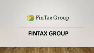 Solutions For Tax & Accounting Professionals - FinTax Group