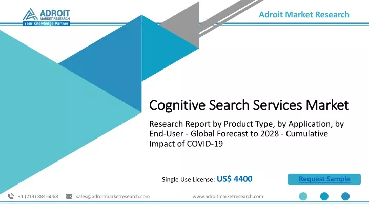 cognitive search services market