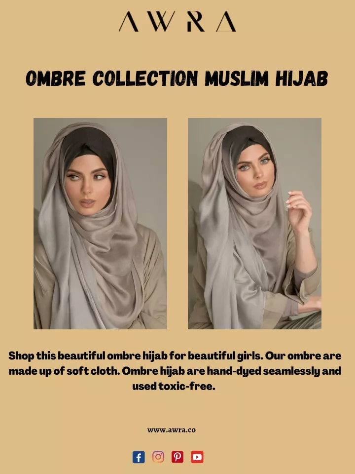 ombre collection muslim hijab