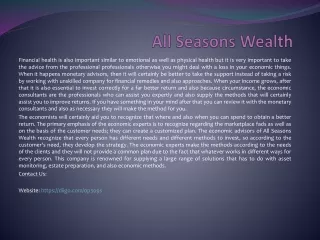 all seasons wealth