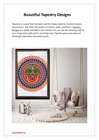 Beautiful Tapestry Designs