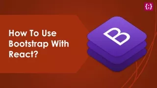 how to use bootstrap with react