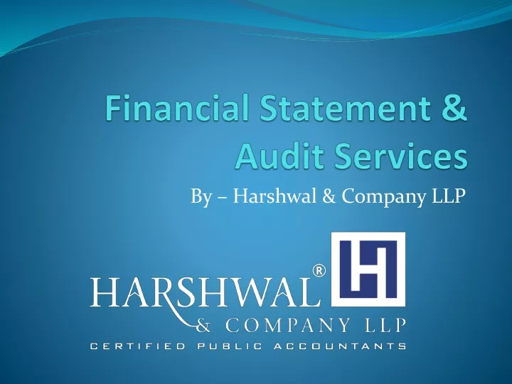 financial statement audit services