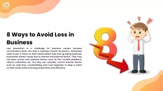 8 ways to avoid loss in business loss prevention