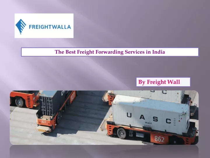 the best freight forwarding services in india