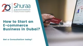 how to start an e commerce business in dubai