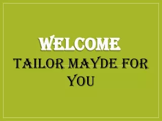 welcome