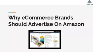 Why eCommerce Brands Should Advertise On Amazon