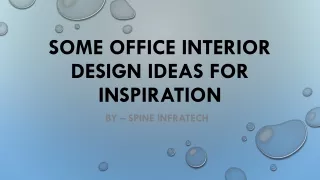 Some Office Interior Design Ideas for Inspiration