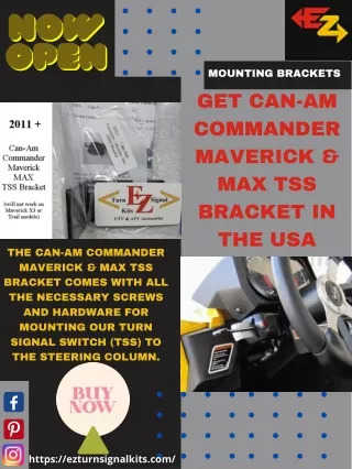 Get Can-Am Commander Maverick & Max TSS Bracket In the USA