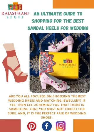 Seeking for Indian Bridal Heels