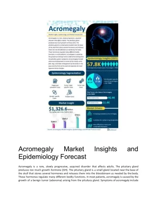 acromegaly epidemiology forecast