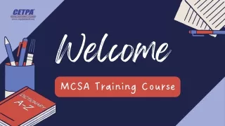 Best MCSA Training Institute in Delhi