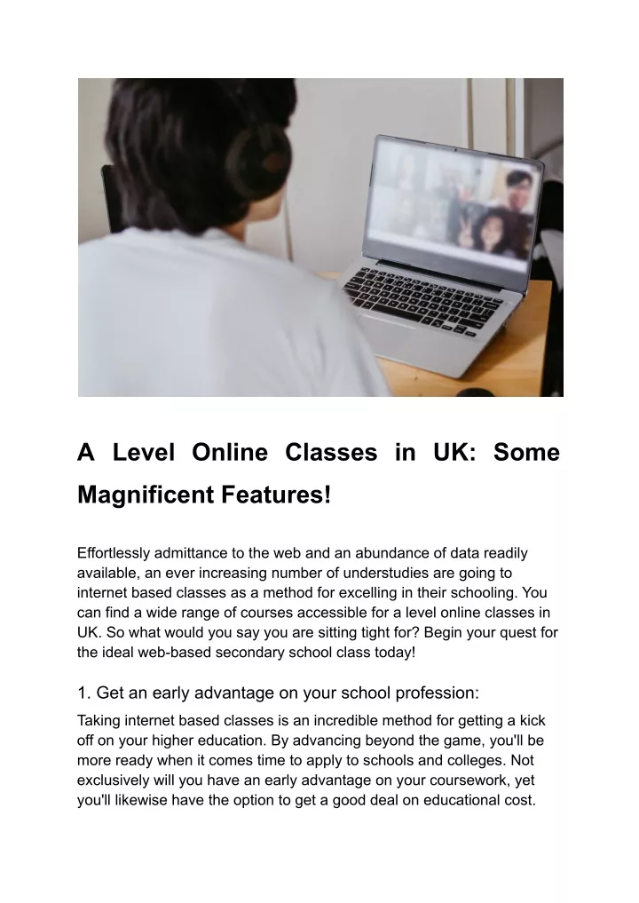 a level online classes in uk some