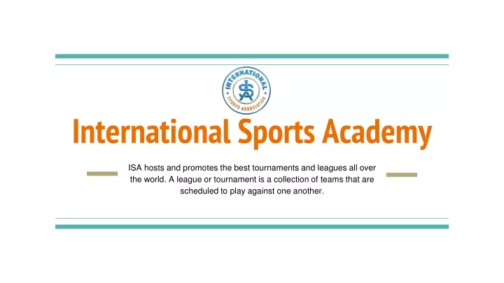 international sports academy