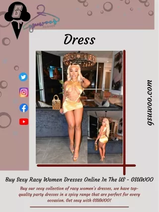 Buy Sexy Racy Women Dresses Online In The US - GSUWOO