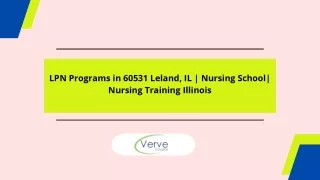 LPN Programs in 60531 Leland, IL  Nursing School Nursing Training Illinois