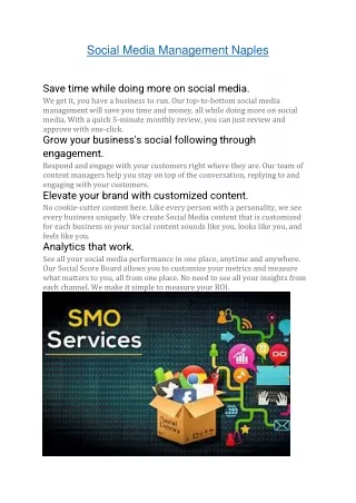 Social Media Management Naples