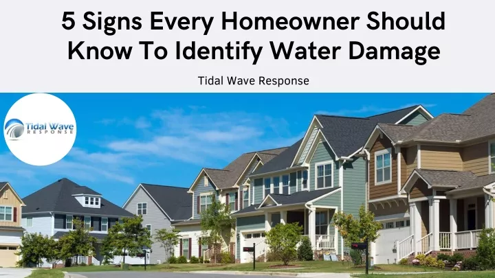 5 signs every homeowner should know to identify