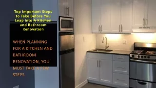 Top Important Steps to Take Before You Leap into A Kitchen and Bathroom Renovation