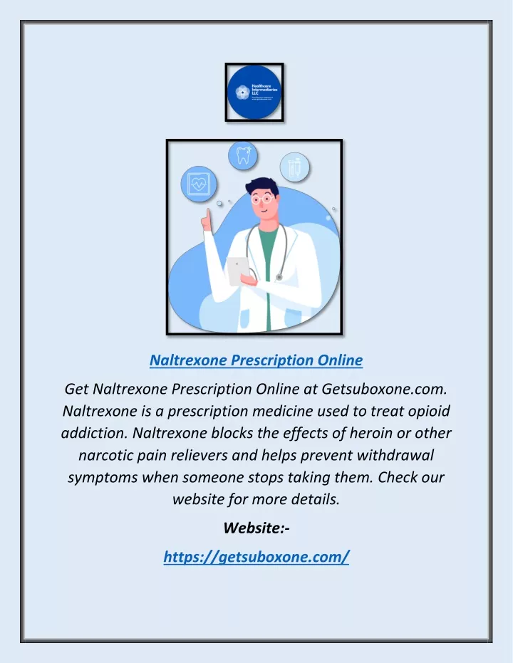 naltrexone prescription online