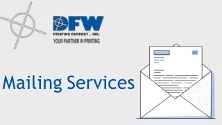 Mailing Services | DFW Printing Company