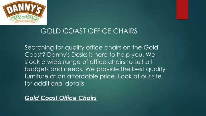 gold coast office chairs